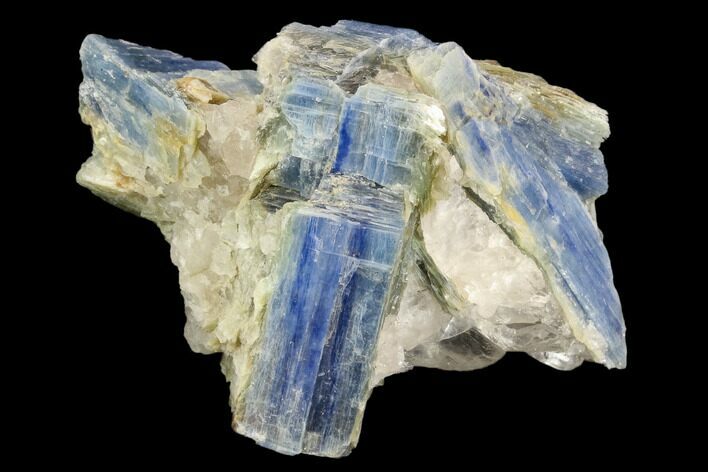 Vibrant Blue Kyanite Crystals In Quartz - Brazil #118867